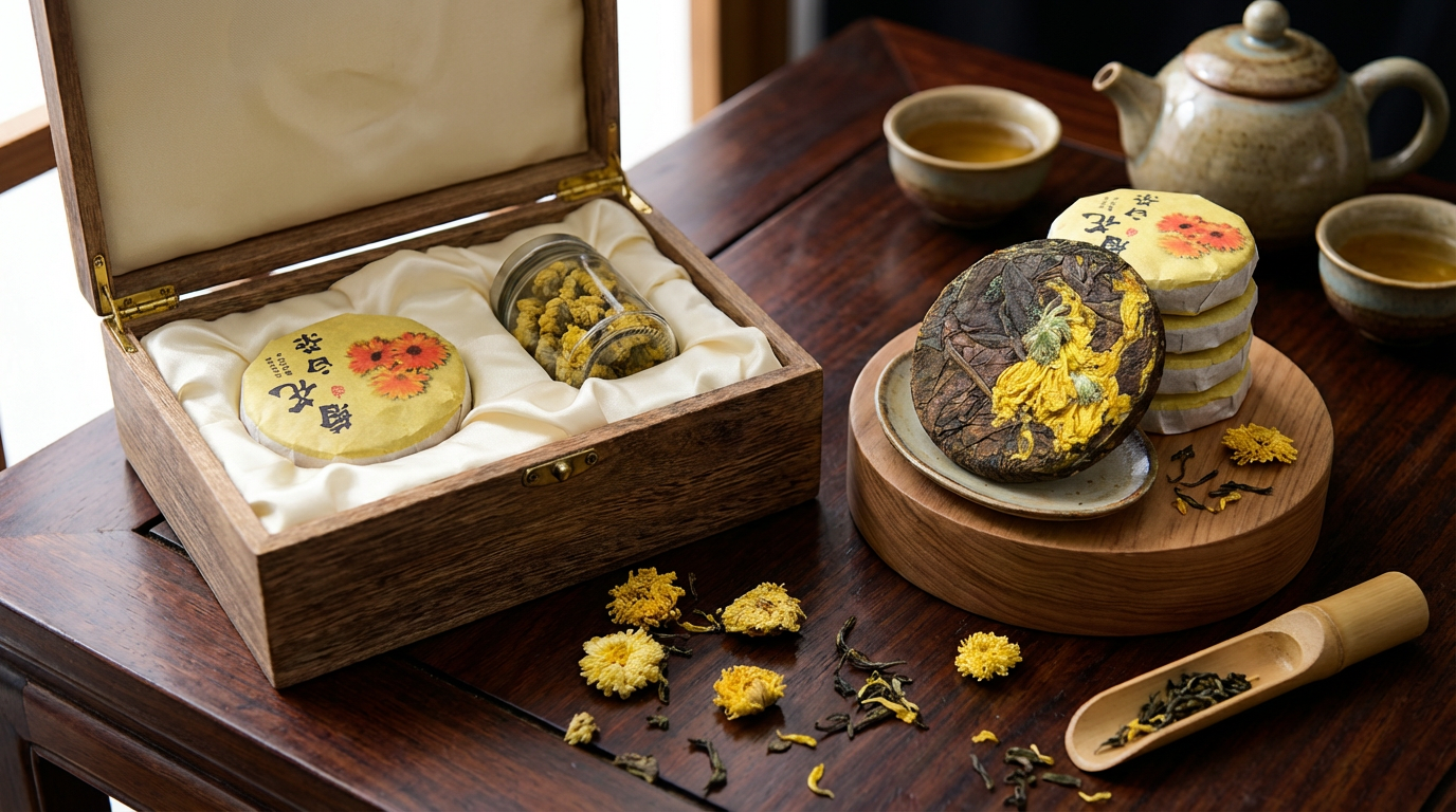 福鼎清香菊花老白茶